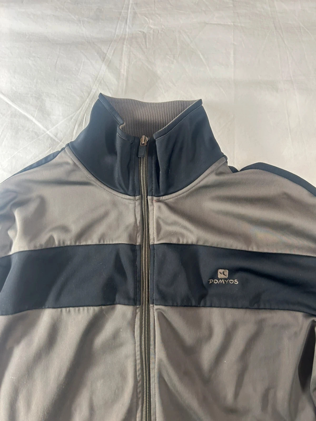 Veste gilet zippé domyos marron noir – photo 3